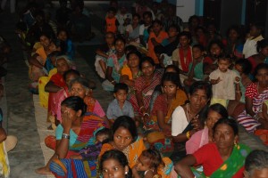 Some of the kids and their parents.